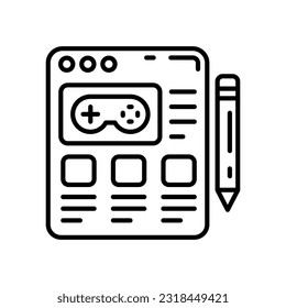 Esporta el icono de los creadores de contenido en el vector. Ilustración