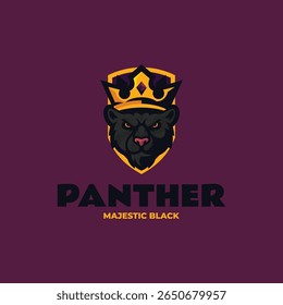 Esports Crown Panther King Logo Design