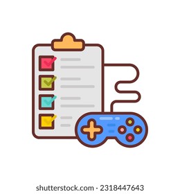 Esports Evaluation icon in vector. Illustration