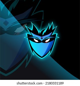 Esports game mascot logo template for streamer team. esport logo design with modern illustration concept style for badge, emblem and t-shirt printing