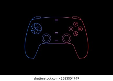 esports. gamepad. gaming joystick. vector
