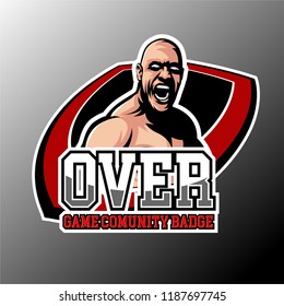 eSports Gaming Logo bald style