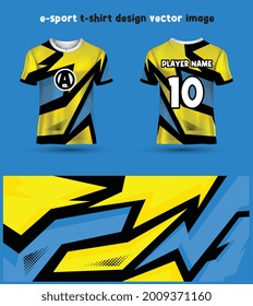 Esports Gaming T Shirt Jersey template