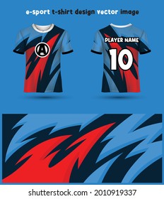 Esports Gaming T Shirt Jersey template