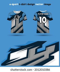 Esports Gaming T Shirt Jersey template