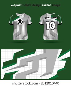 Esports Gaming T Shirt Jersey template