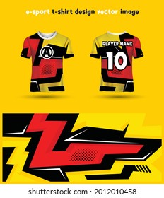 Esports Gaming T Shirt Jersey template