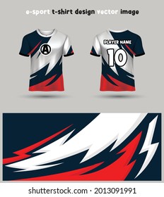 Esports Gaming T Shirt Jersey template