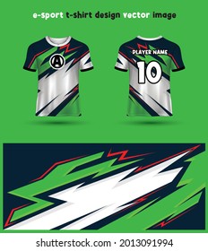 Esports Gaming T Shirt Jersey template