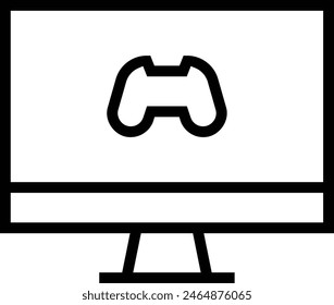 esports icon. Thin linear style design isolated on white background
