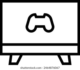 esports icon. Thin linear style design isolated on white background