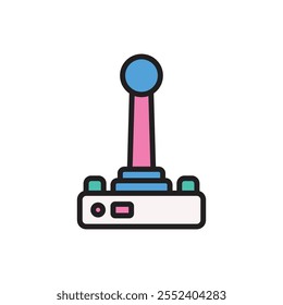 Esports Joystick-Symbol, Vektorgrafik