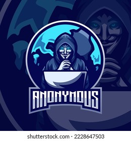 Esports logo anonymous for your elite team