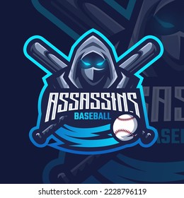 Esports logo assassins baseball for your elite team