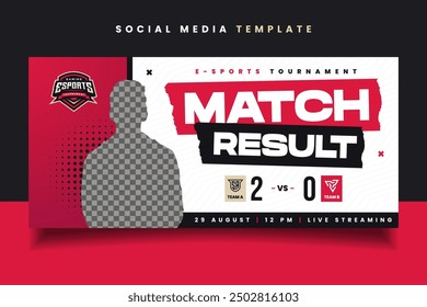 E-sports Logo and Banner Flyer Template for Gaming Team or Tournament