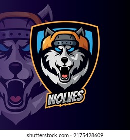 esports logo
cool and unique animal Wolves