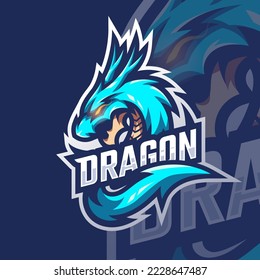 Esports logo dragon for your elite team