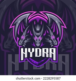 Esports logotipo dragons para tu grupo de élite