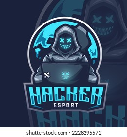 Esports logo hacker for your elite group
