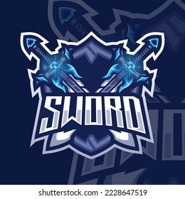 Esports logo magic Sword for your elite team
