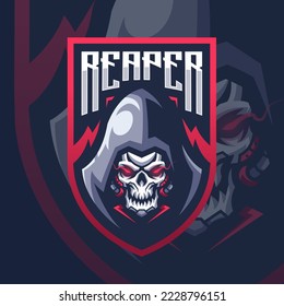 Esports logo reaper robots for your elite team