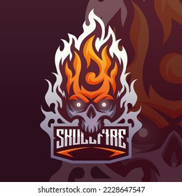 Esports logo skull killer for your elite team