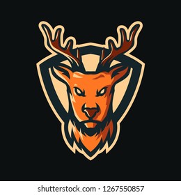 Esports Logo Template Deer