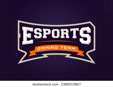 Esports Logo Template for Gaming Team or Game Tournament