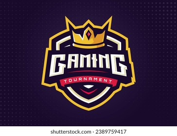 Esports Logo Template for Gaming Team or Game Tournament