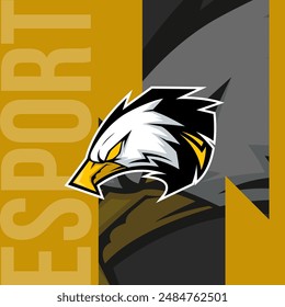 Esports Mascot Logo Team Eagle Squad