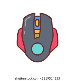 Esports mice icon in vector. Illustration