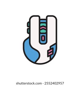 Esports Mouse Icon Vector Illustration