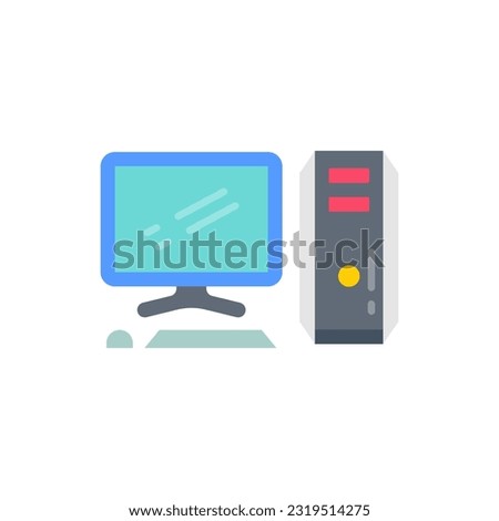 Esports PC icon in vector. Illustration
