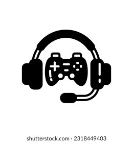 Esports podcasts icon in vector. Illustration