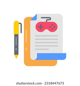 Esports scenario icon in vector. Illustration