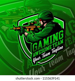 esports shot gaming logo emblem badges