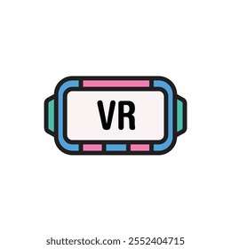 Ilustração do vetor de ícone de óculos Esports VR