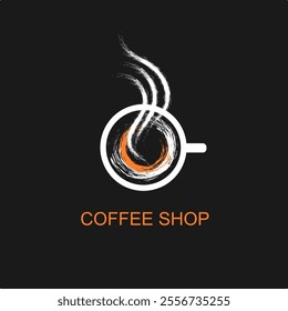 Espresso Coffee Cup Symbol Design Template