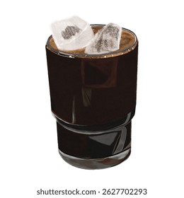 Espresso, coffee, iced americano, drink, dessert.