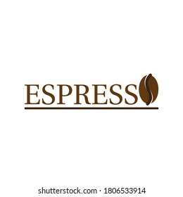 ESPRESSO COFFEE logo design vector