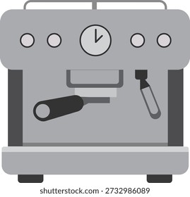 Espresso Coffee Machine With Pressure Gauge And Milk Frother