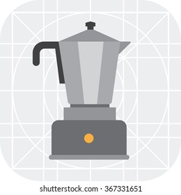 Espresso coffee maker icon