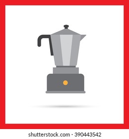 Espresso coffee maker icon