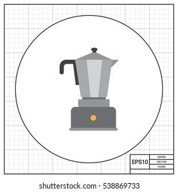 Espresso coffee maker icon