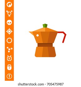 Espresso coffee maker icon