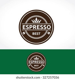 Espresso, Coffee shop logo template