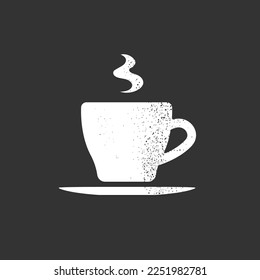 Espresso coffee shot icon vector illustration