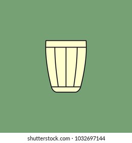 Espresso Glass Cup Flat Icon