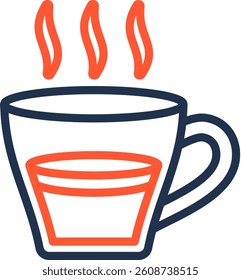 Espresso Icon Color Line Vector Illustration