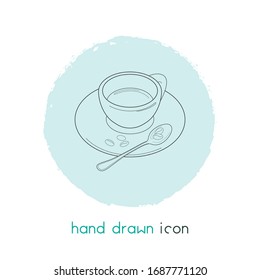 Espresso icon line element. Vector illustration of espresso icon line isolated on clean background for your web mobile app logo design.